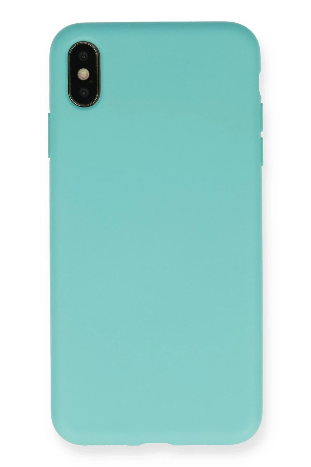 Mey İthalat® iPhone XS Max Kılıf Nano içi Kadife Silikon - Turkuaz