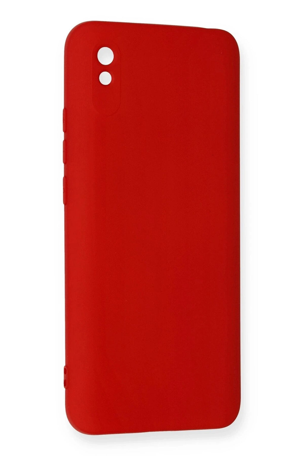 Mey İthalat® Redmi 9A Kılıf Nano içi Kadife Silikon - Kırmızı