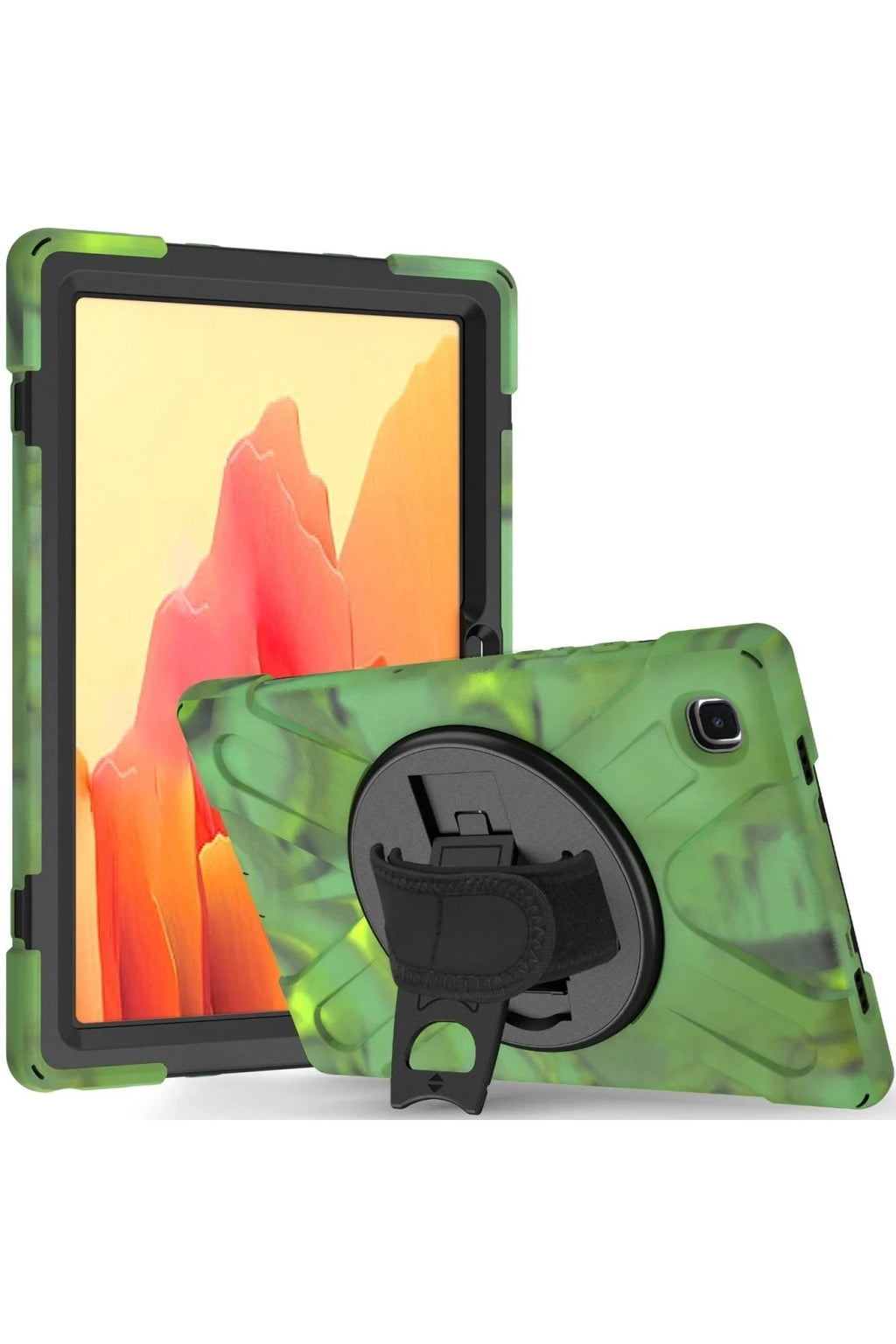 Mey İthalat® Samsung Galaxy X200 Tab A8 10.5 Kılıf Amazing Tablet Kapak - Kamuflaj