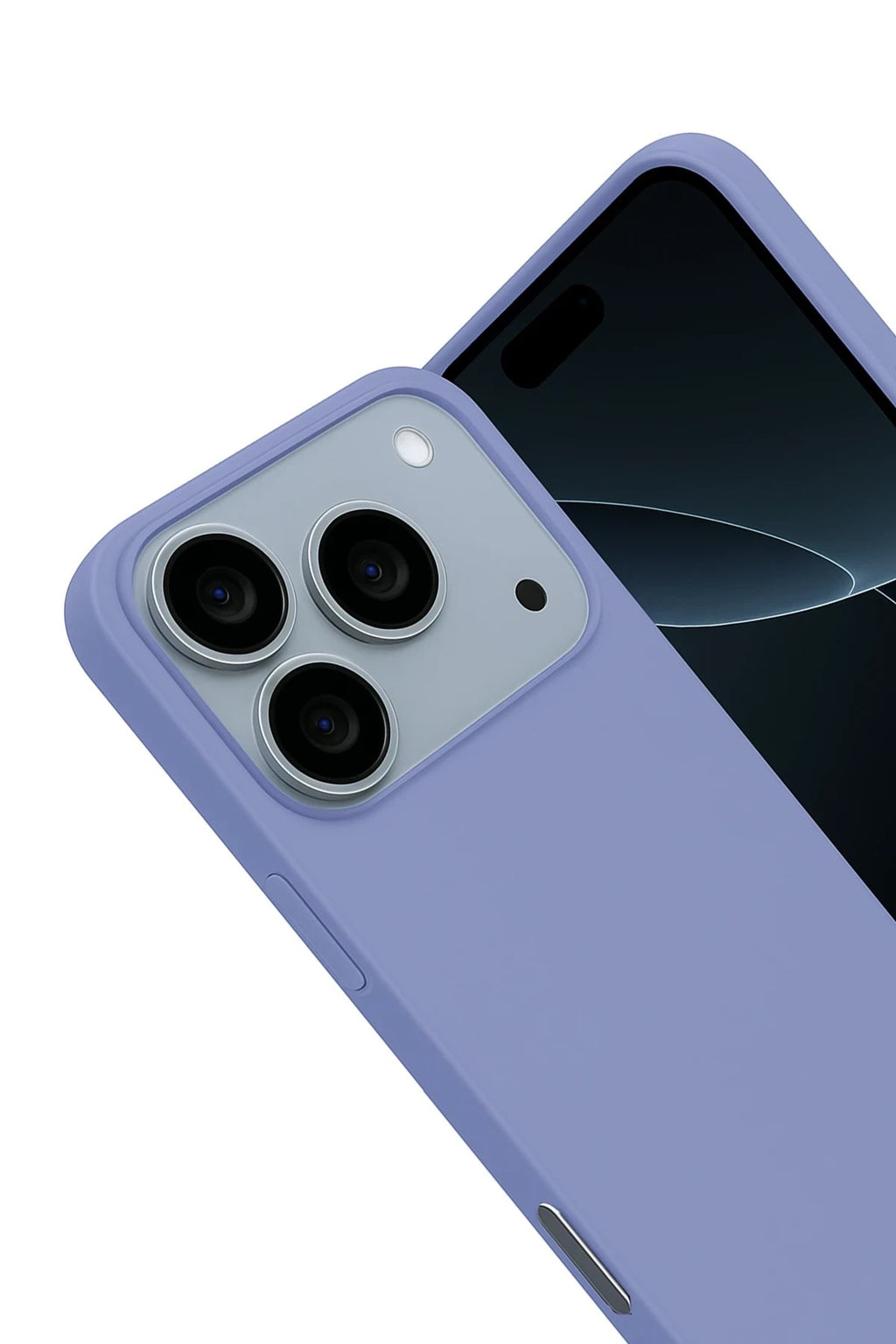 Mey İthalat® iPhone 17 Pro Max Nano içi Kadife Silikon - Lila