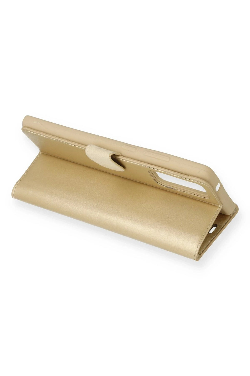 Mey İthalat® Samsung Galaxy Note 20 Kılıf Trend S Plus Kapaklı Kılıf - Gold