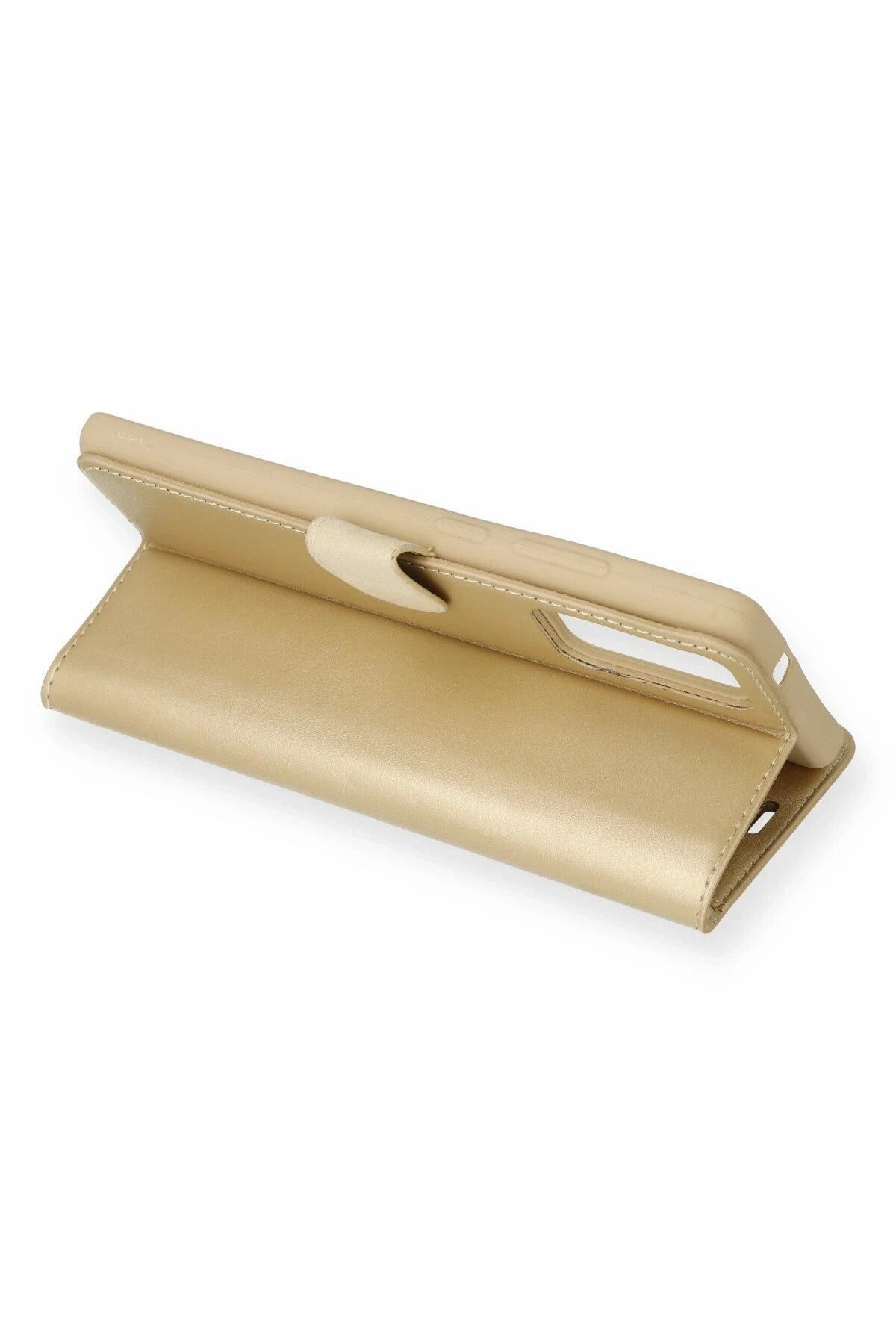 Mey İthalat® Samsung Galaxy Note 20 Kılıf Trend S Plus Kapaklı Kılıf - Gold