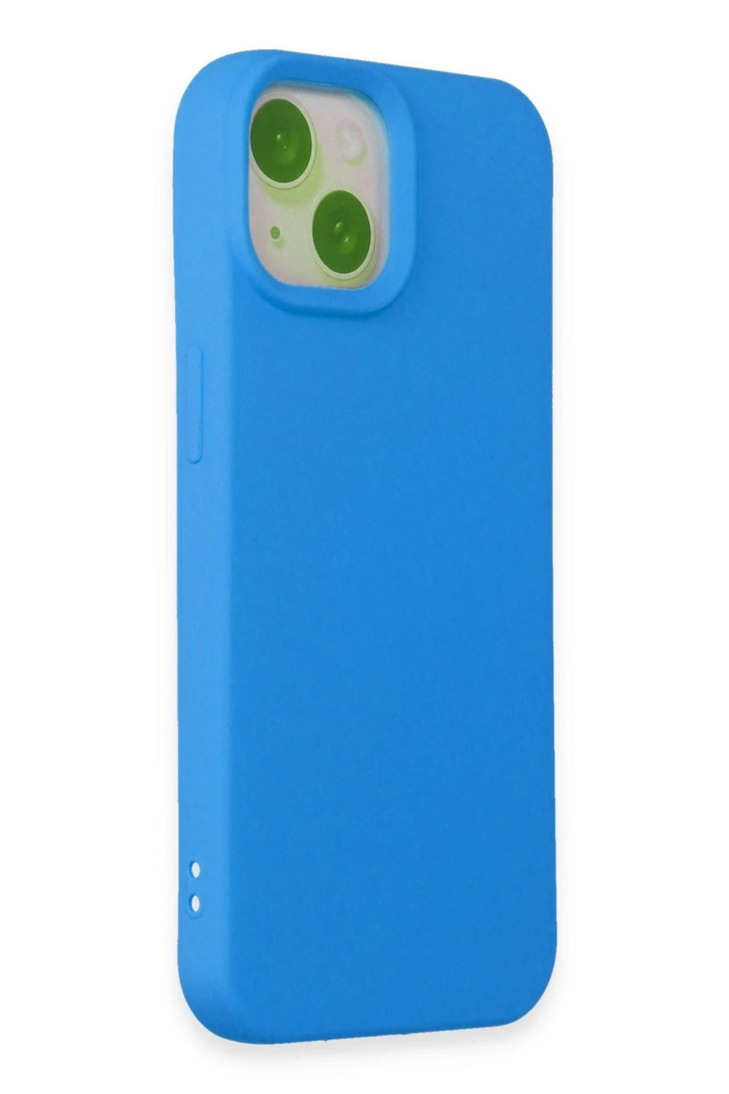 Mey İthalat® iPhone 15 Kılıf Nano içi Kadife Silikon - Mavi