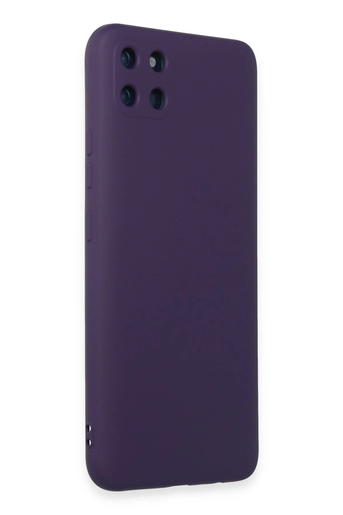 Mey İthalat® Realme C11 Kılıf Nano içi Kadife Silikon - Mor