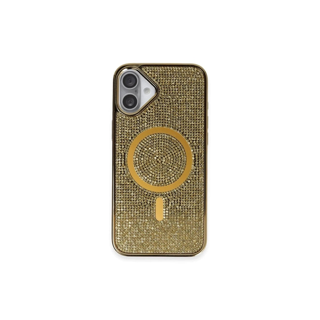 Mey İthalat® iPhone 16 Plus Kılıf Helen Magsafe Kapak - Gold