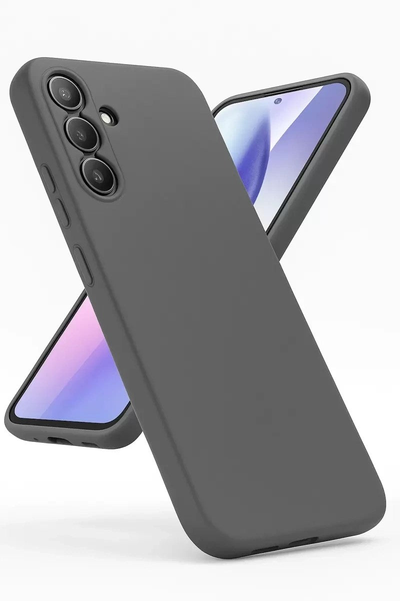 Mey İthalat® Samsung Galaxy A24 4G Kılıf First Silikon - Gri