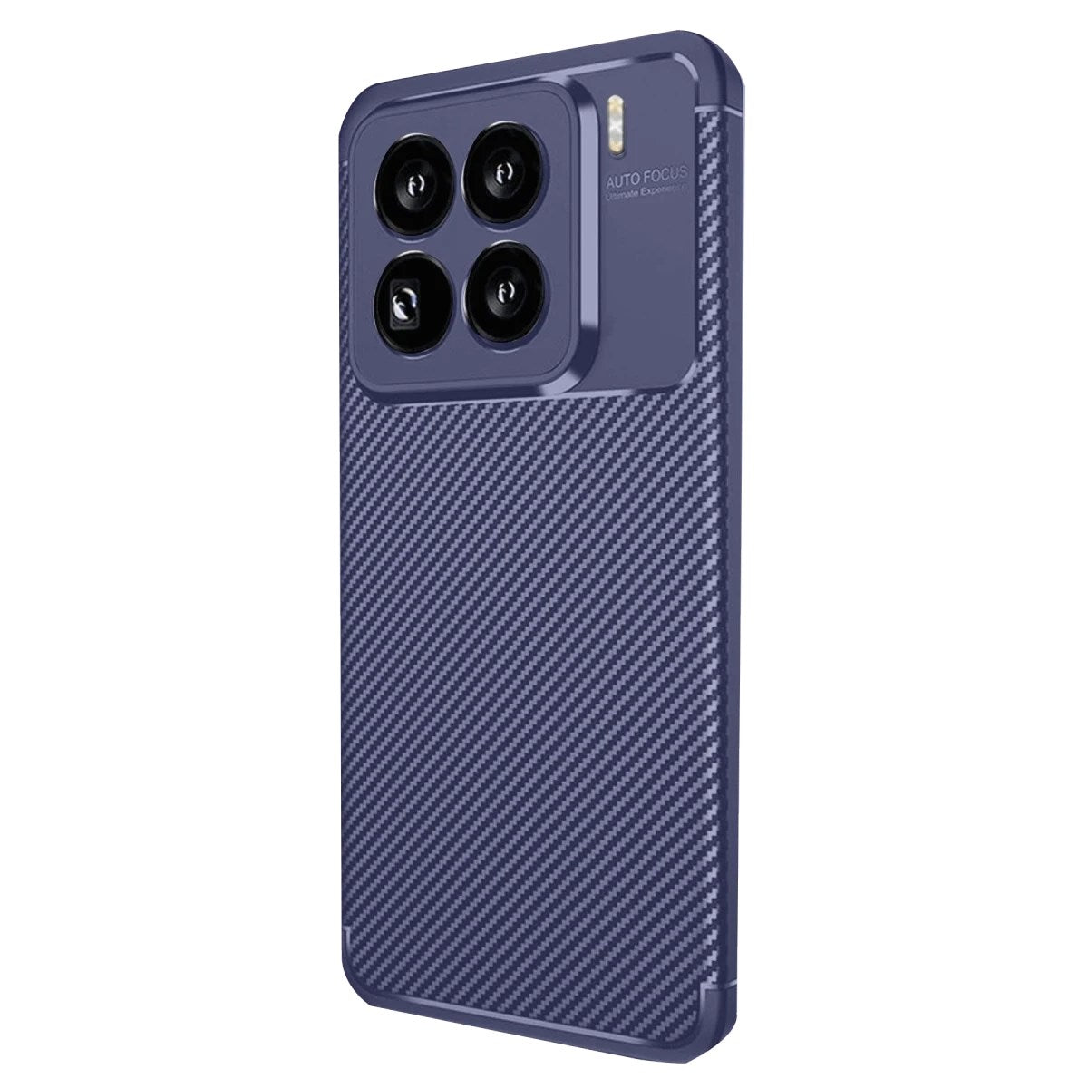 Mey İthalat® Mi 15 Pro Kılıf Auto Focus Karbon Kapak - Lacivert