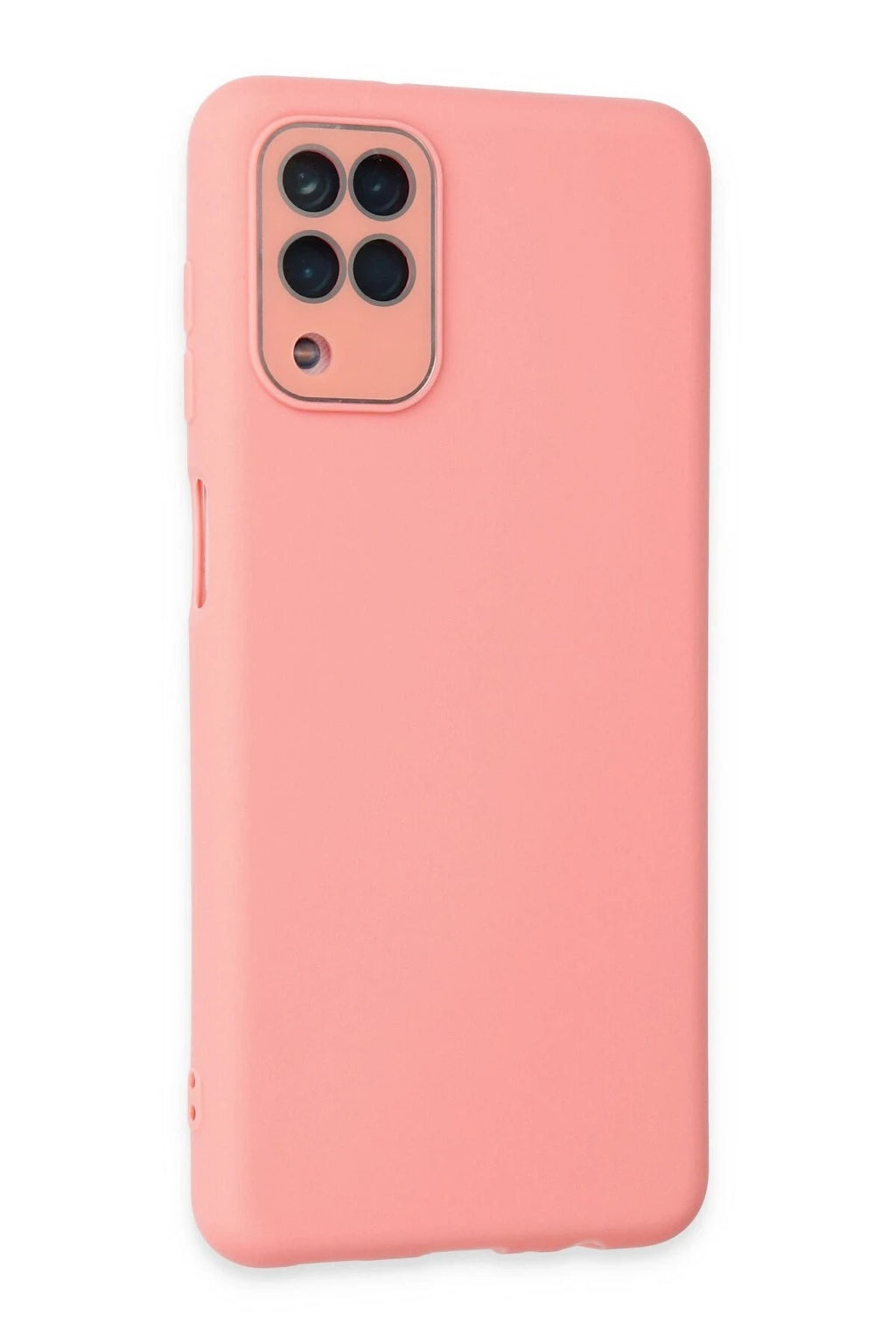 Mey İthalat® Samsung Galaxy A22 Kılıf Lansman Glass Kapak - Pembe