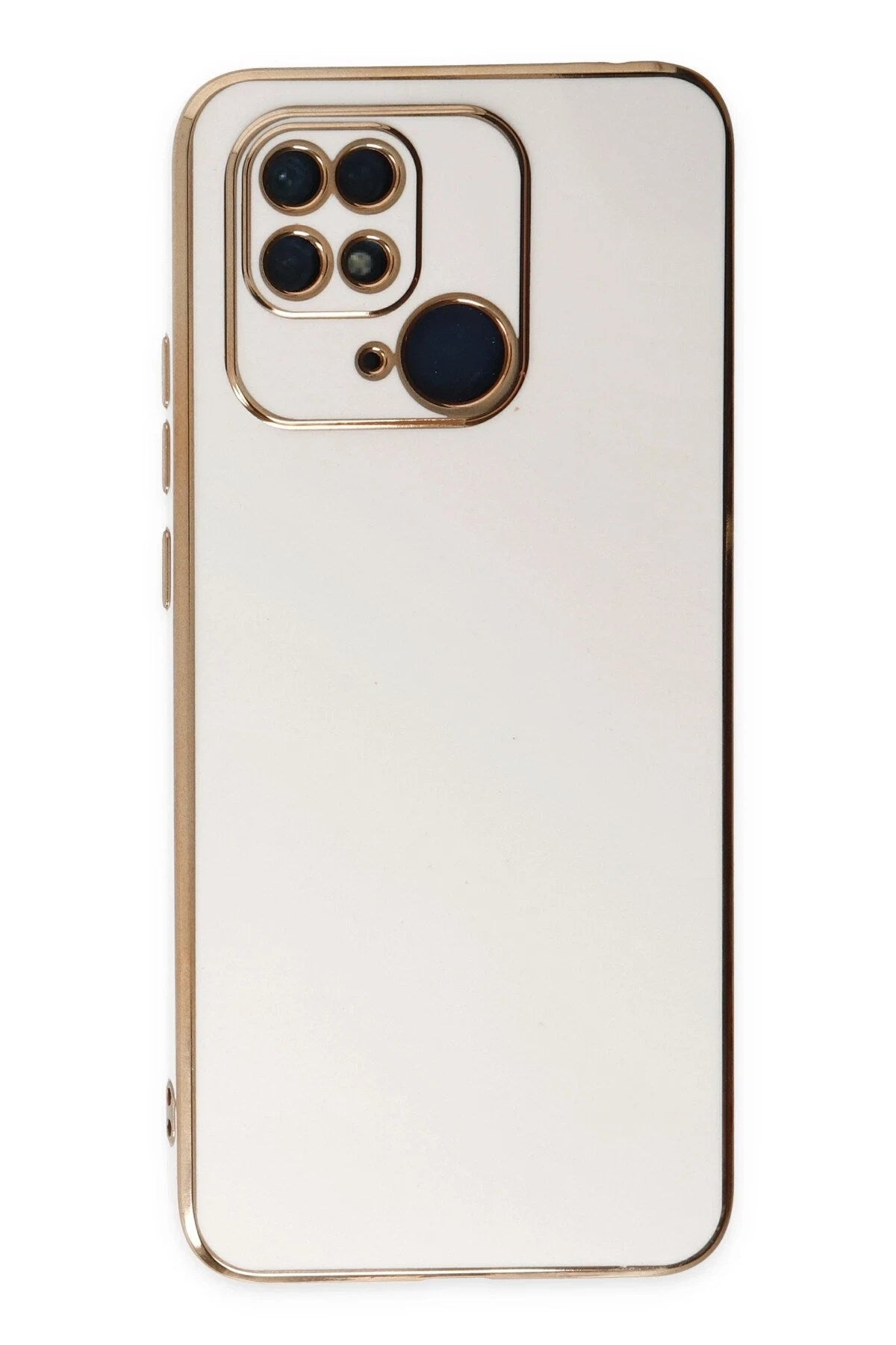 Mey İthalat® Redmi 10C Kılıf Volet Silikon - Beyaz