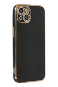 Mey İthalat® iPhone 14 Kılıf Volet Silikon - Siyah