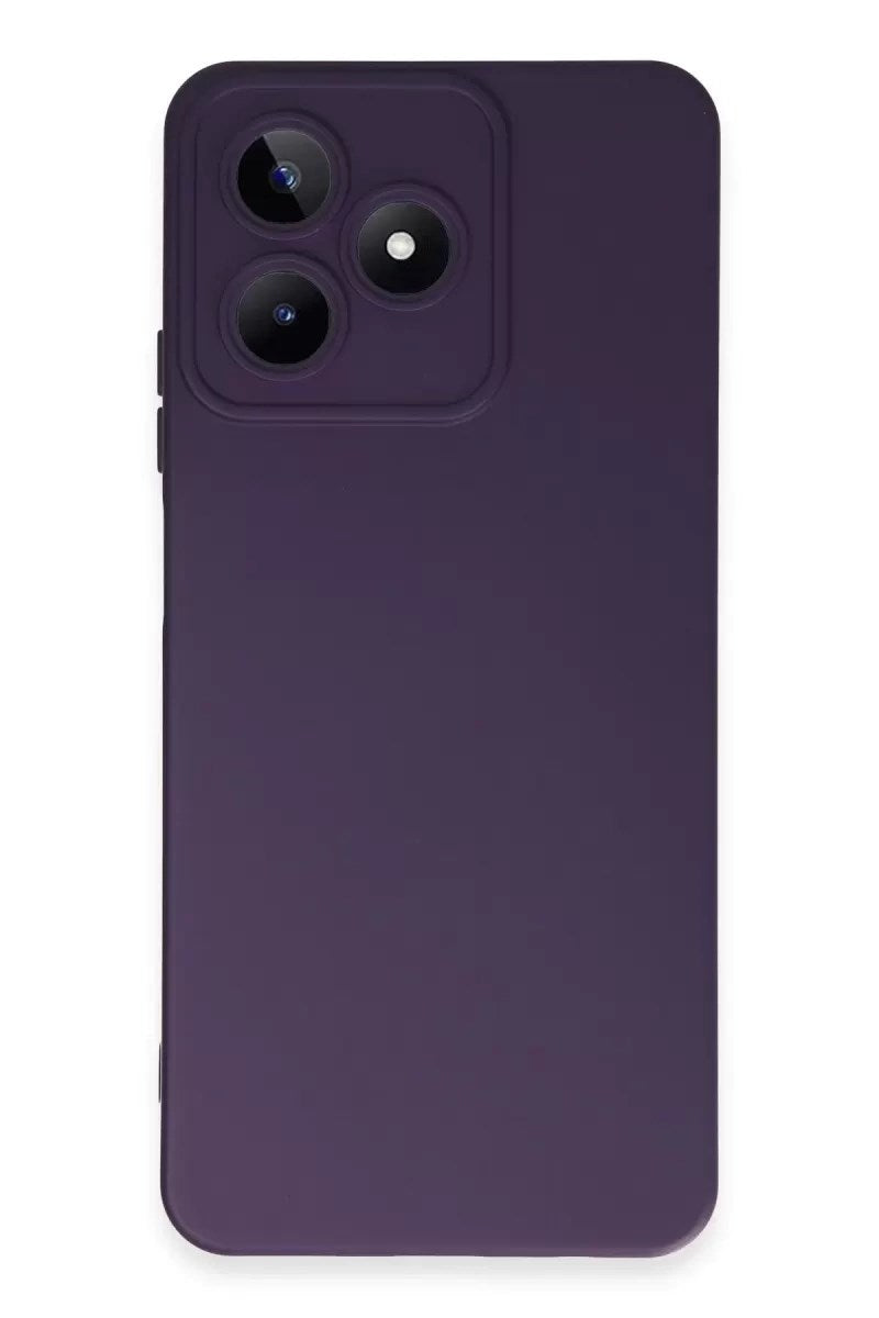 Mey İthalat® Realme C53 Kılıf Nano içi Kadife Silikon - Mor