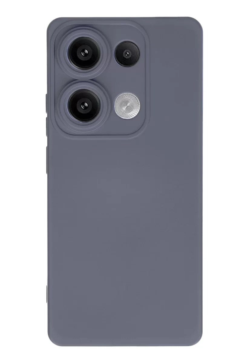 Mey İthalat® Redmi Note 13 4G Kılıf Nano içi Kadife Silikon - Gri