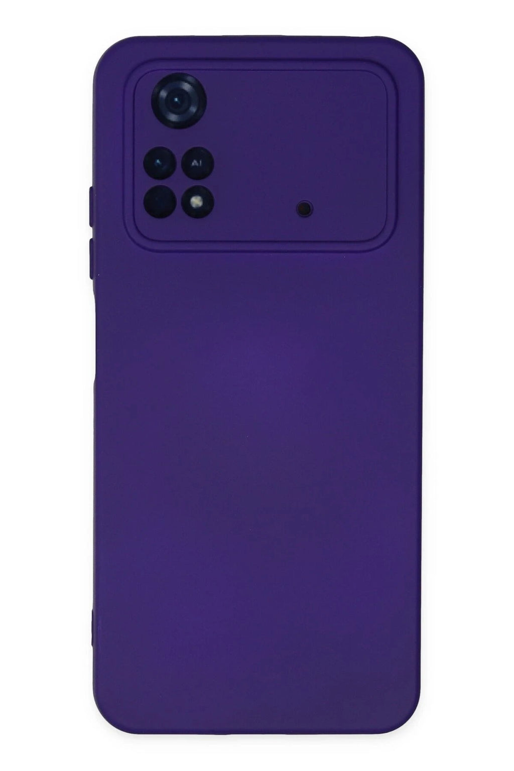 Mey İthalat® Poco M4 Pro 4G Kılıf Nano içi Kadife Silikon - Mor