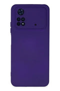 Mey İthalat® Poco M4 Pro 4G Kılıf Nano içi Kadife Silikon - Mor
