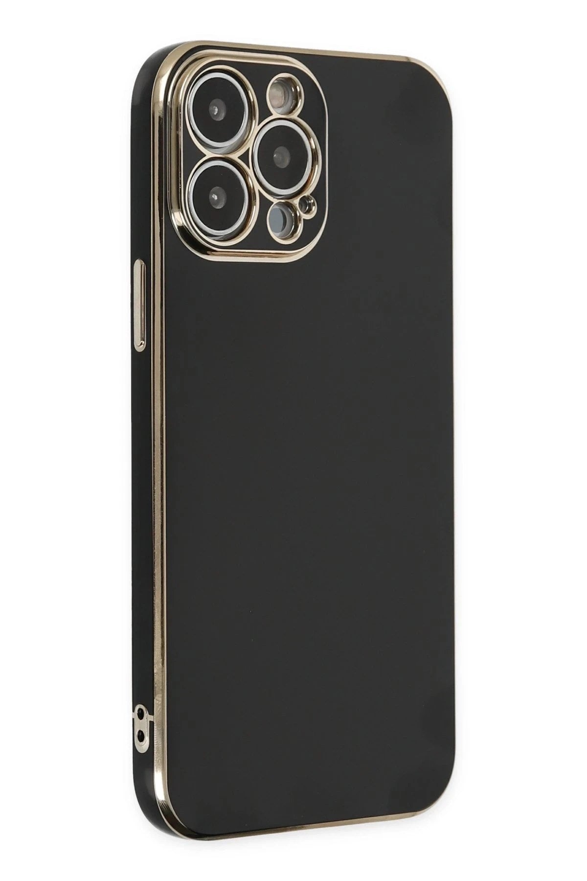 Mey İthalat® iPhone 14 Pro Kılıf Volet Silikon - Siyah