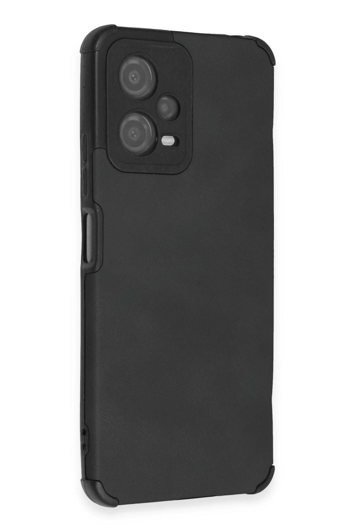 Mey İthalat® Redmi Note 12 5G Kılıf Loop Deri Silikon - Siyah