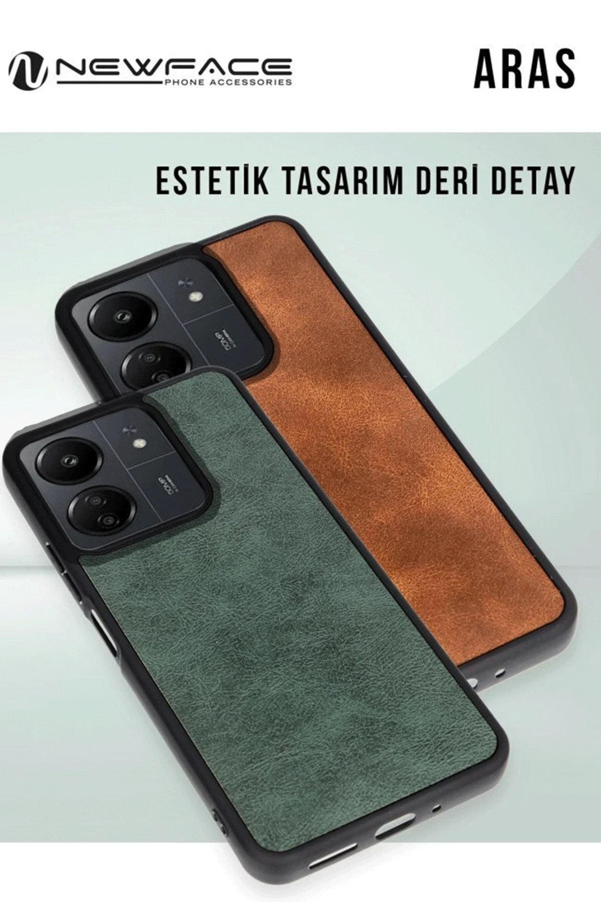 Mey İthalat® Samsung Galaxy A26 Kılıf Aras Deri Kapak - Siyah