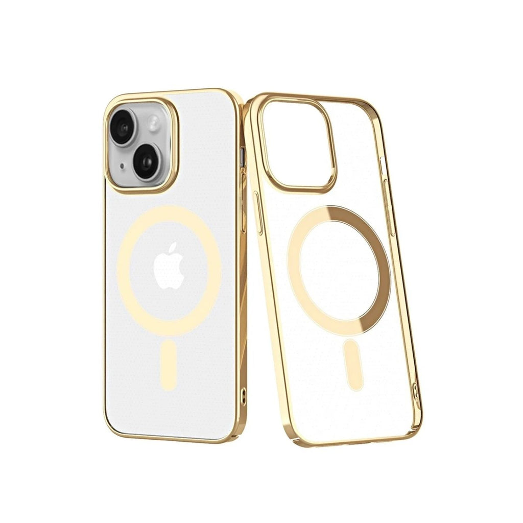 Mey İthalat® iPhone 14 Plus Kılıf Element Magneticsafe Sert Kapak - Gold