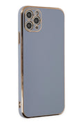 Mey İthalat® iPhone 11 Pro Max Kılıf Volet Silikon - Mavi
