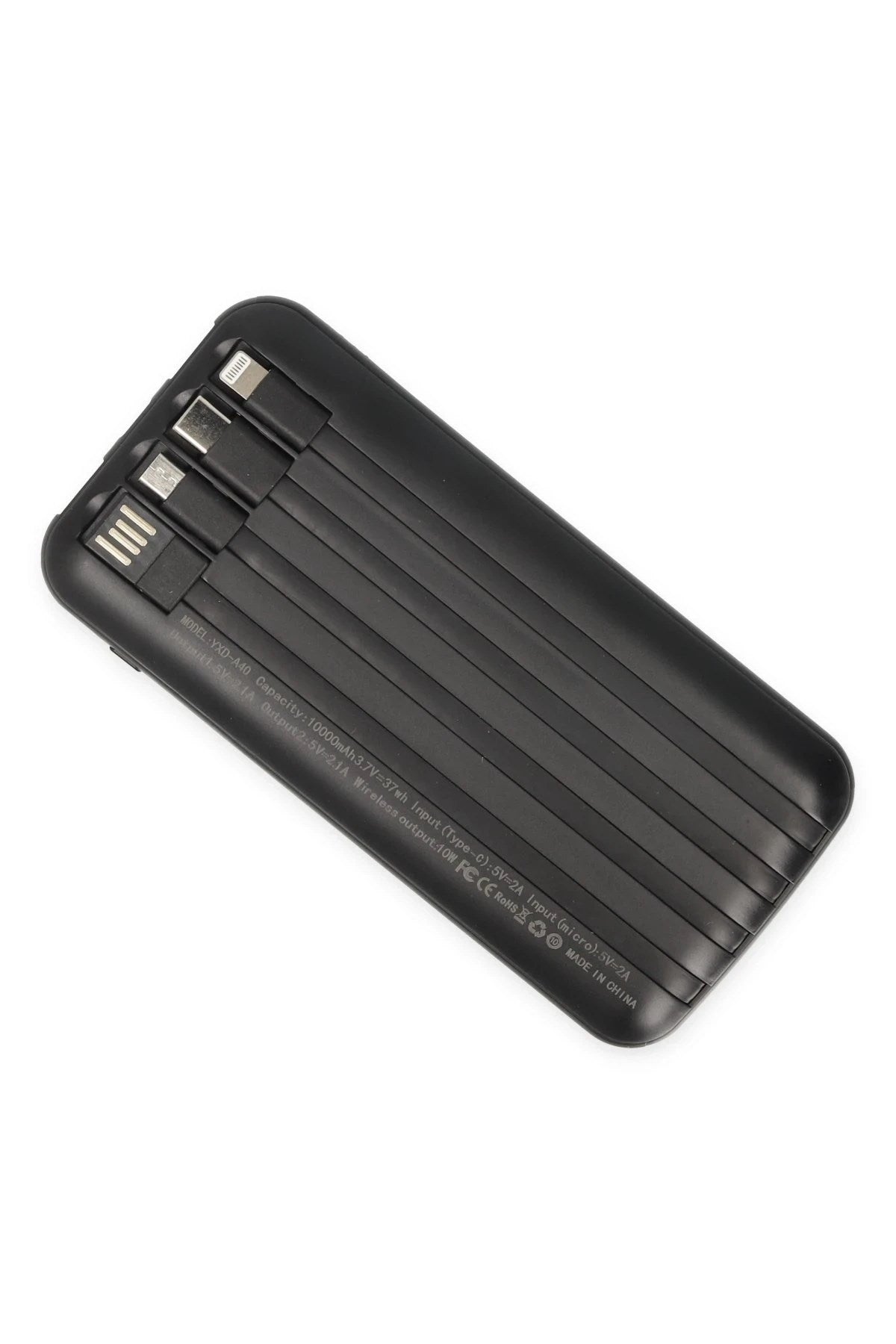 Mey İthalat® Yosonda A87 4in1 20.000 mAh Powerbank - Siyah