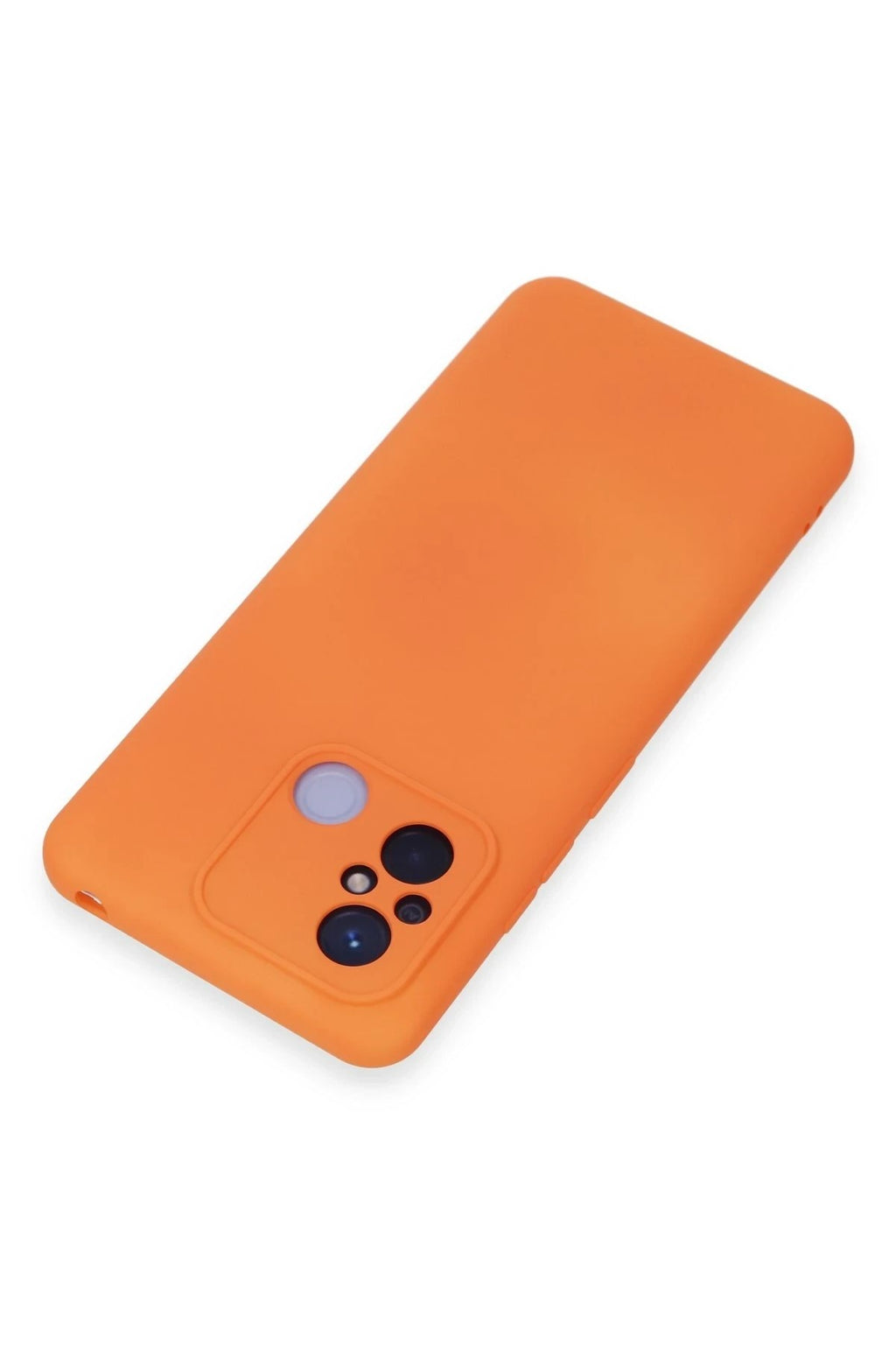 Mey İthalat® Redmi 12C Kılıf Nano içi Kadife Silikon - Turuncu