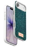 Mey İthalat® iPhone 17 Air Bright Simli Kapak - Koyu Yeşil