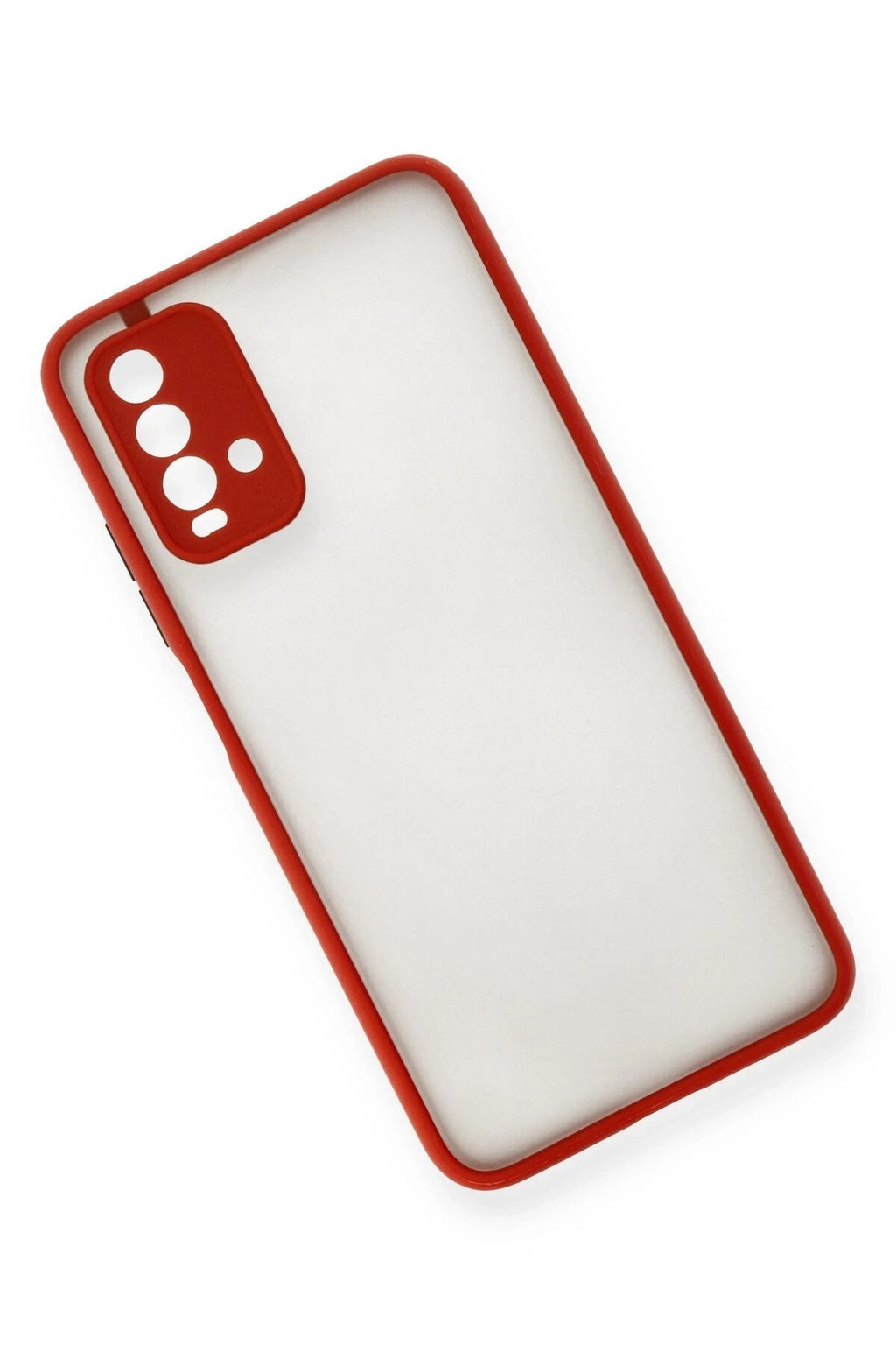 Mey İthalat® Redmi 9T Kılıf Montreal Silikon Kapak - Kırmızı