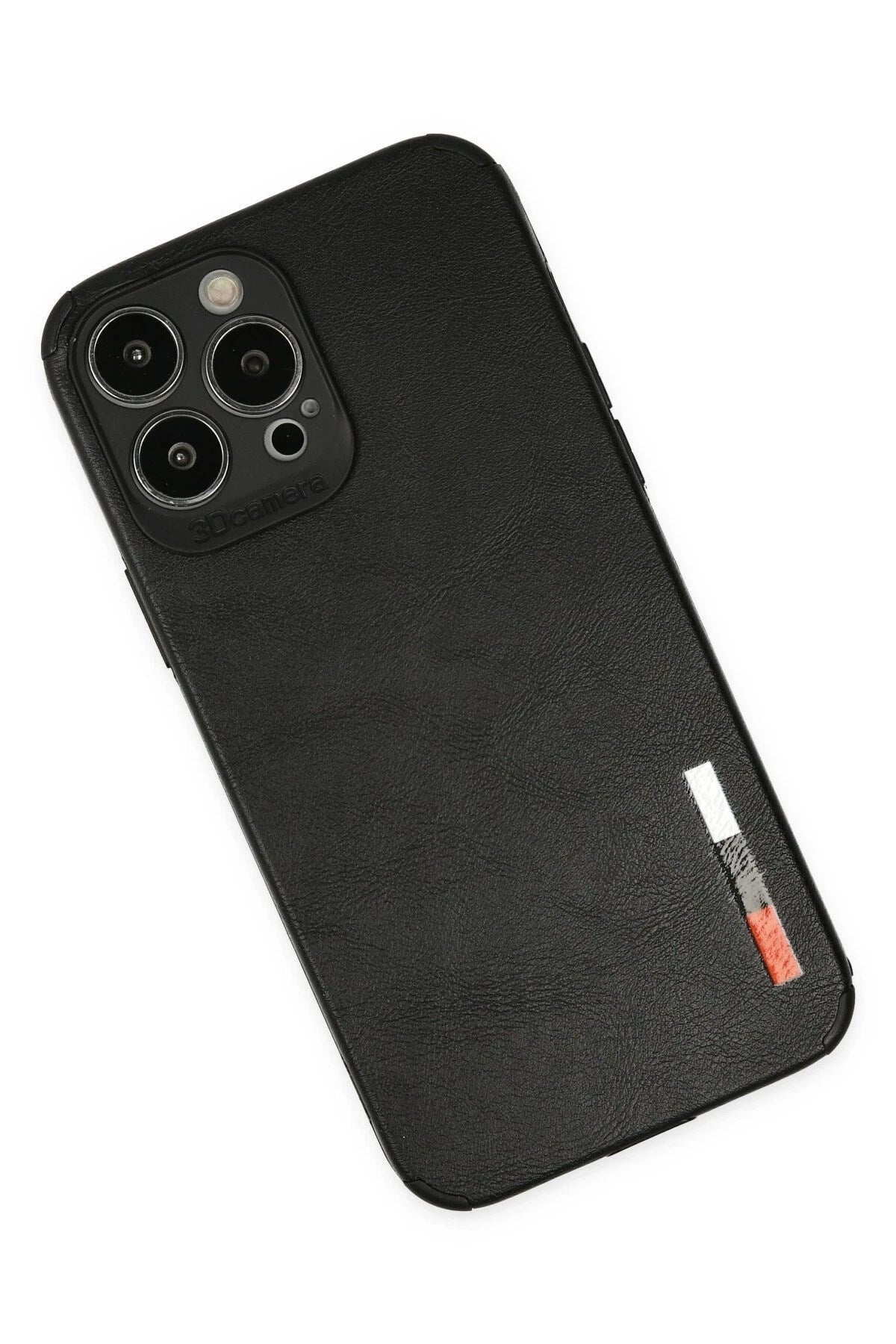 Mey İthalat® iPhone 13 Pro Kılıf Loop Deri Silikon - Siyah