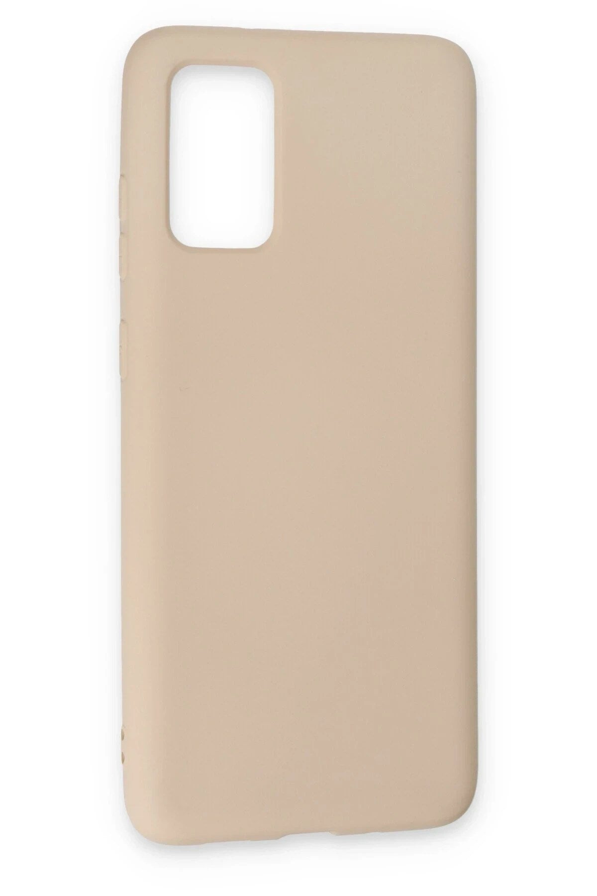 Mey İthalat® Samsung Galaxy S20 Kılıf Nano içi Kadife Silikon - Pudra