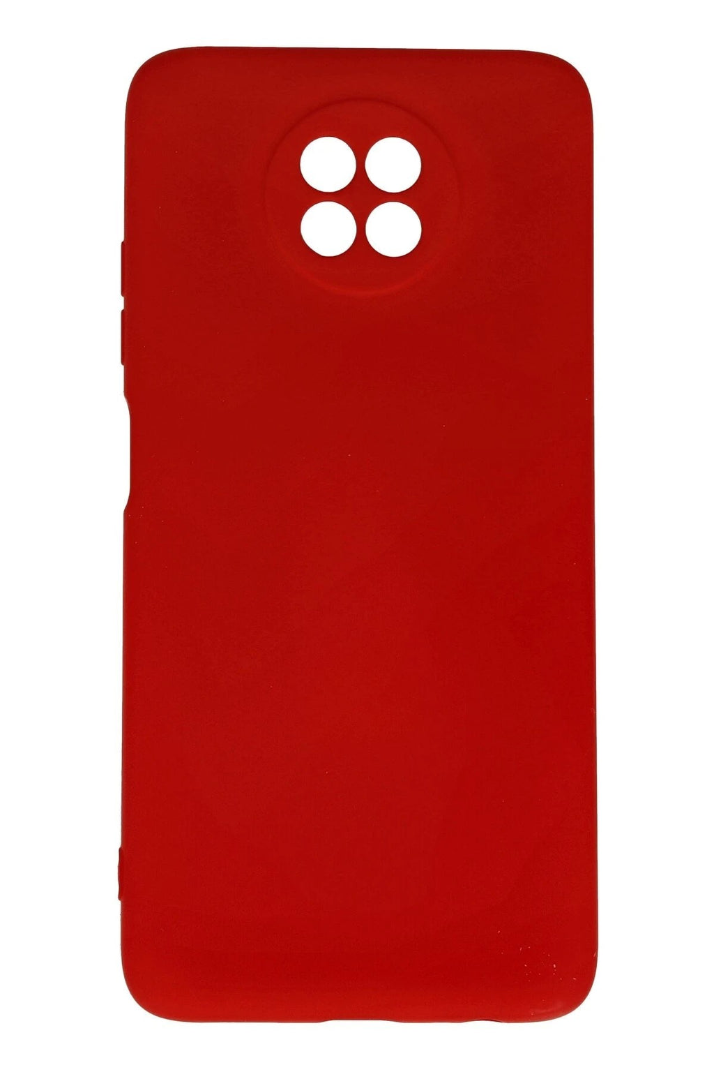 Mey İthalat® Redmi Note 9 5G Kılıf Nano içi Kadife Silikon - Kırmızı