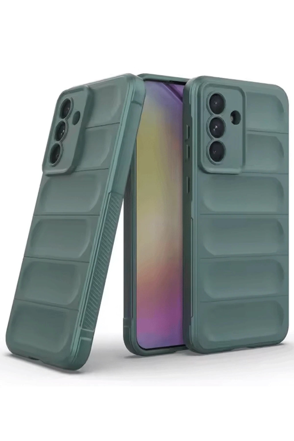Mey İthalat® Samsung Galaxy A26 Kılıf Optimum Silikon - Koyu Yeşil