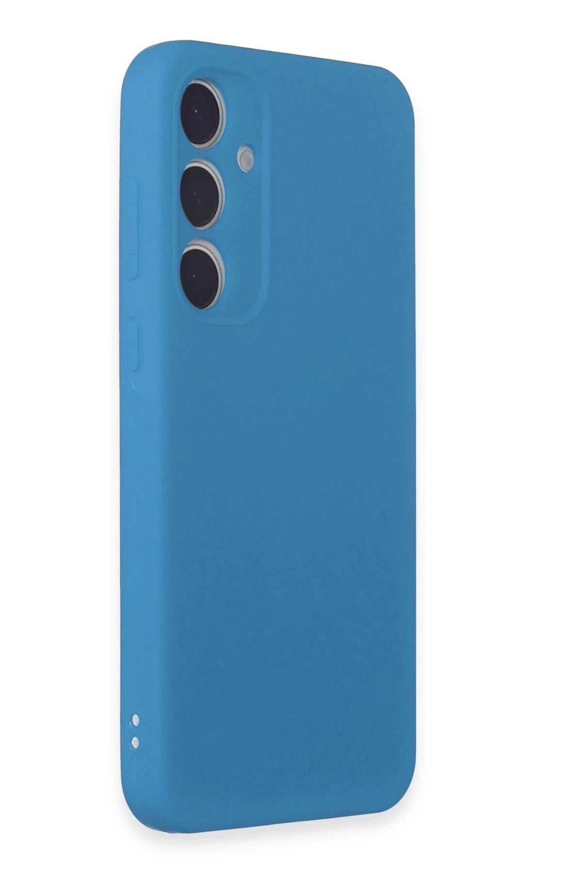 Mey İthalat® Samsung Galaxy A15 4G Kılıf First Silikon - Mavi