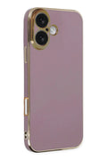 Mey İthalat® iPhone 16 Kılıf Volet Silikon - Mor