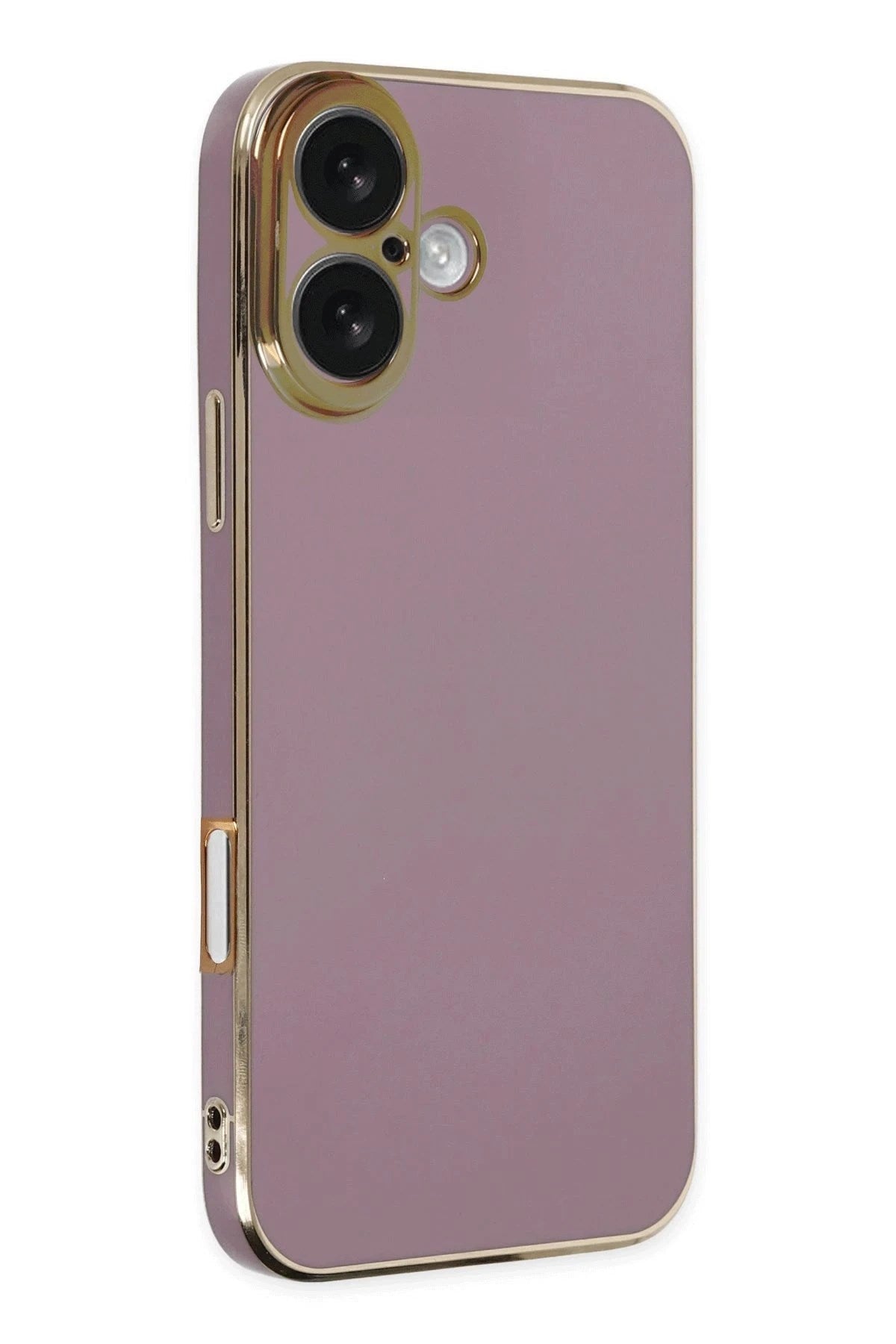 Mey İthalat® iPhone 16 Kılıf Volet Silikon - Mor