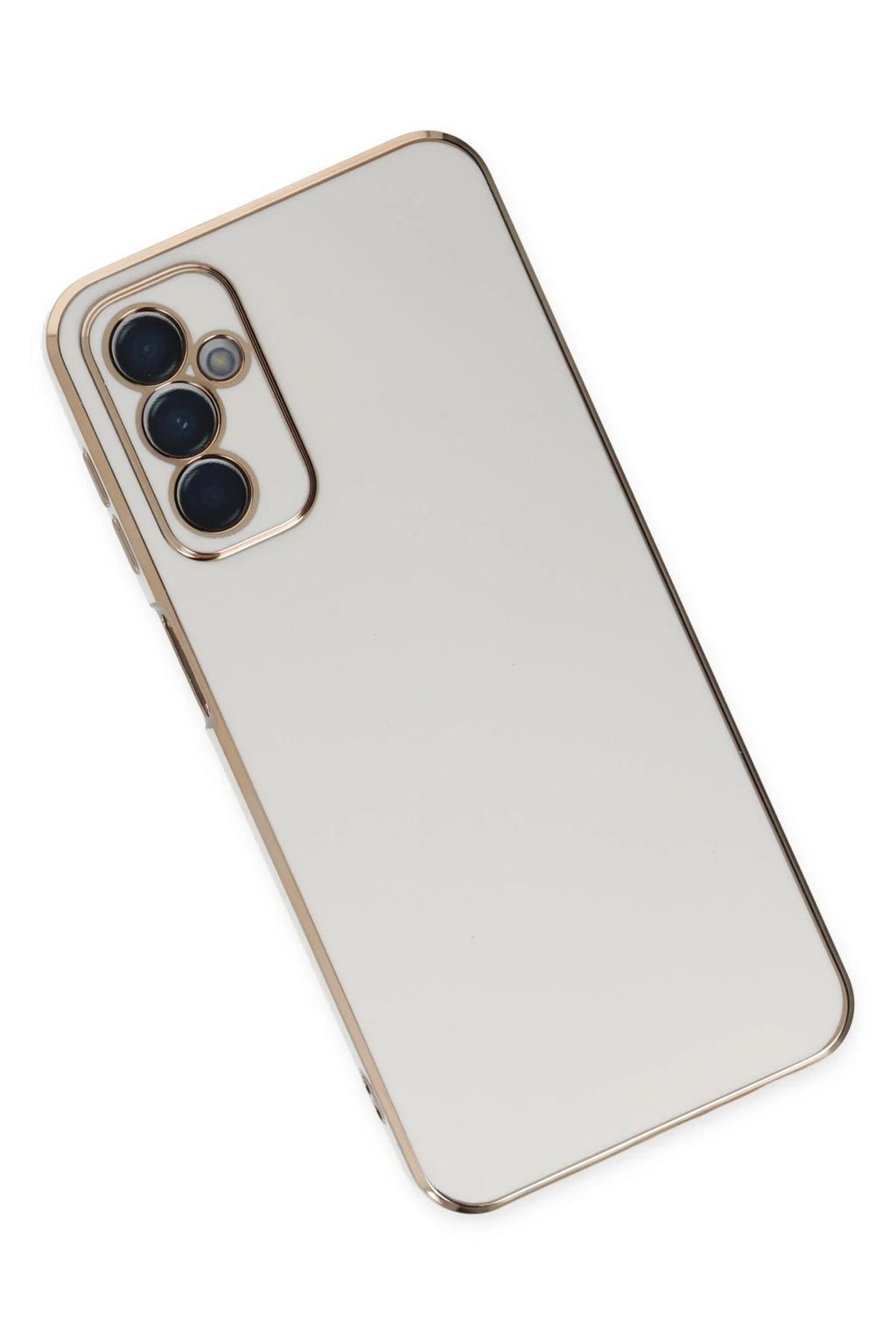 Mey İthalat® Samsung Galaxy M23 Kılıf Volet Silikon - Beyaz