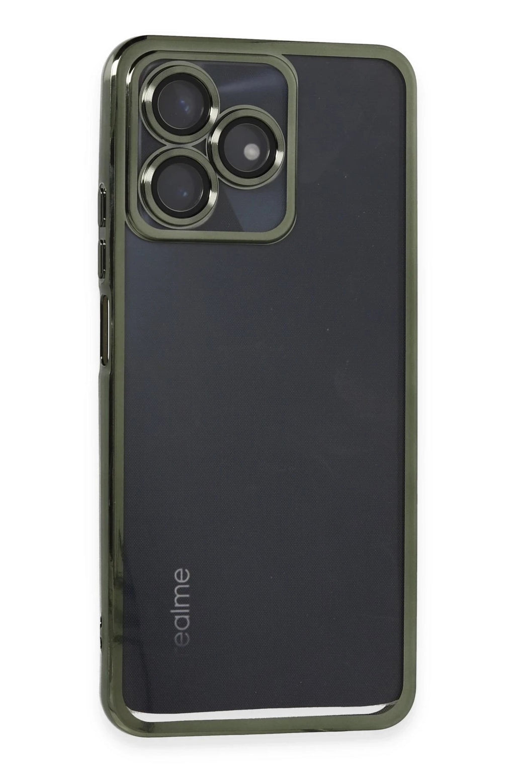 Mey İthalat® Realme C53 Kılıf Lensli Silikon - Yeşil