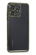 Mey İthalat® Realme C53 Kılıf Lensli Silikon - Yeşil