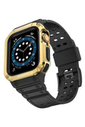 Mey İthalat® Watch 42mm KR401 Silikon Kordon - Siyah-Gold