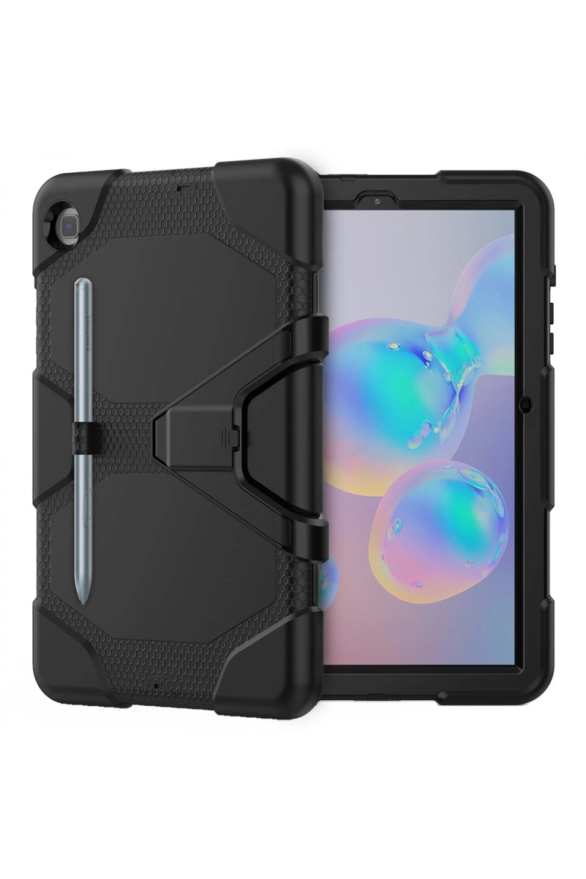 Mey İthalat® Samsung Galaxy T500 Tab A7 10.4 Kılıf Griffin Tablet Kapak - Siyah