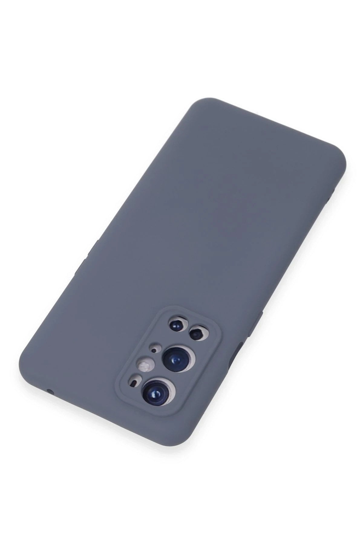 Mey İthalat® One Plus 9 Pro Kılıf Nano içi Kadife Silikon - Gri