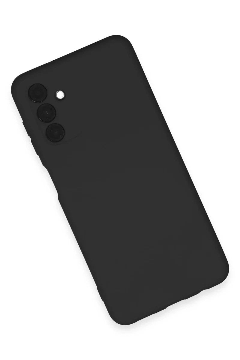 Mey İthalat® Samsung Galaxy A24 4G Kılıf Nano içi Kadife Silikon - Siyah