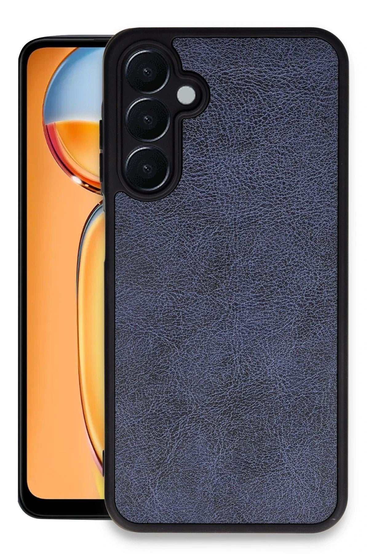Mey İthalat® Samsung Galaxy A05S Kılıf Aras Deri Kapak - Lacivert