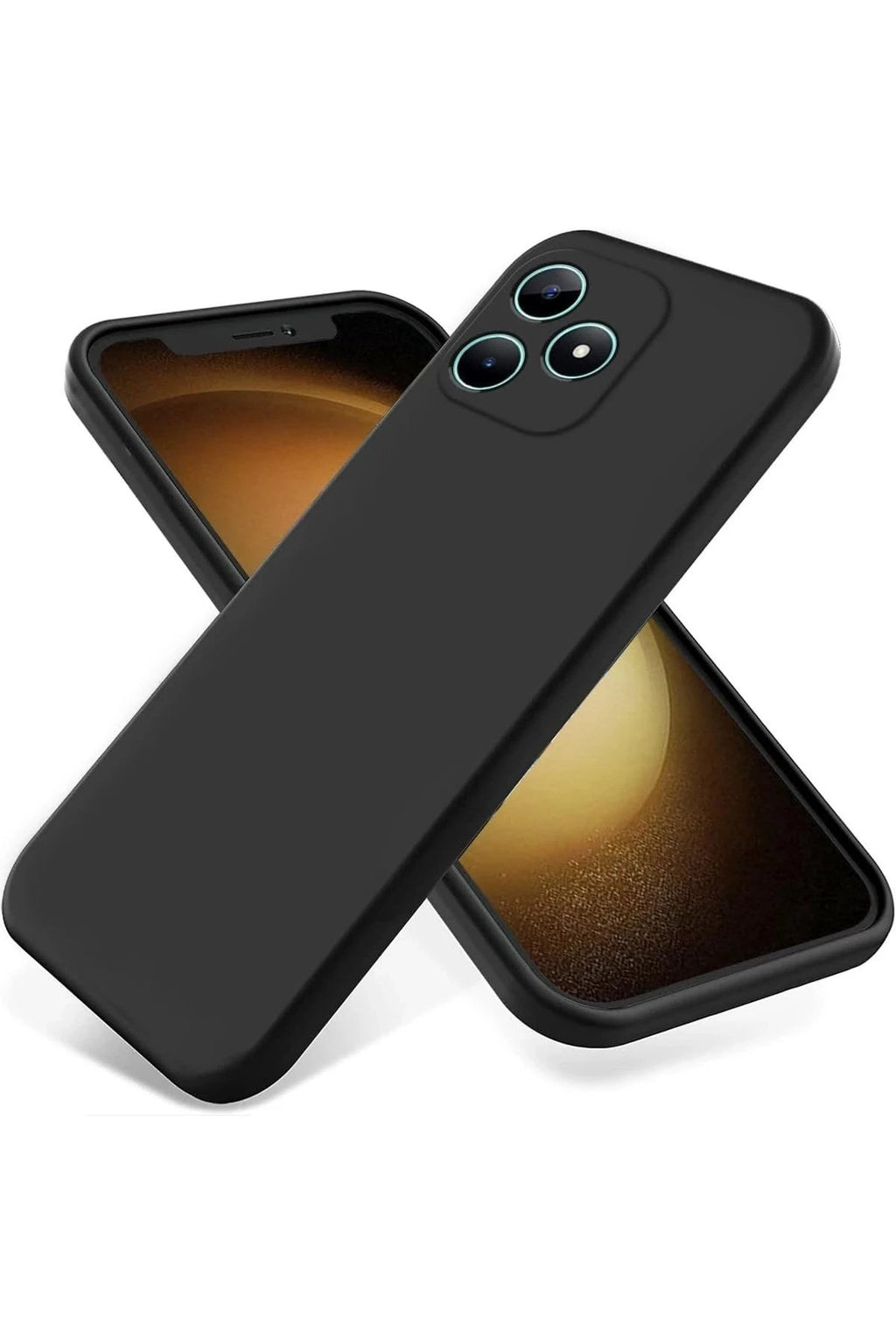 Mey İthalat® Realme Note 50 4G Kılıf First Silikon - Siyah