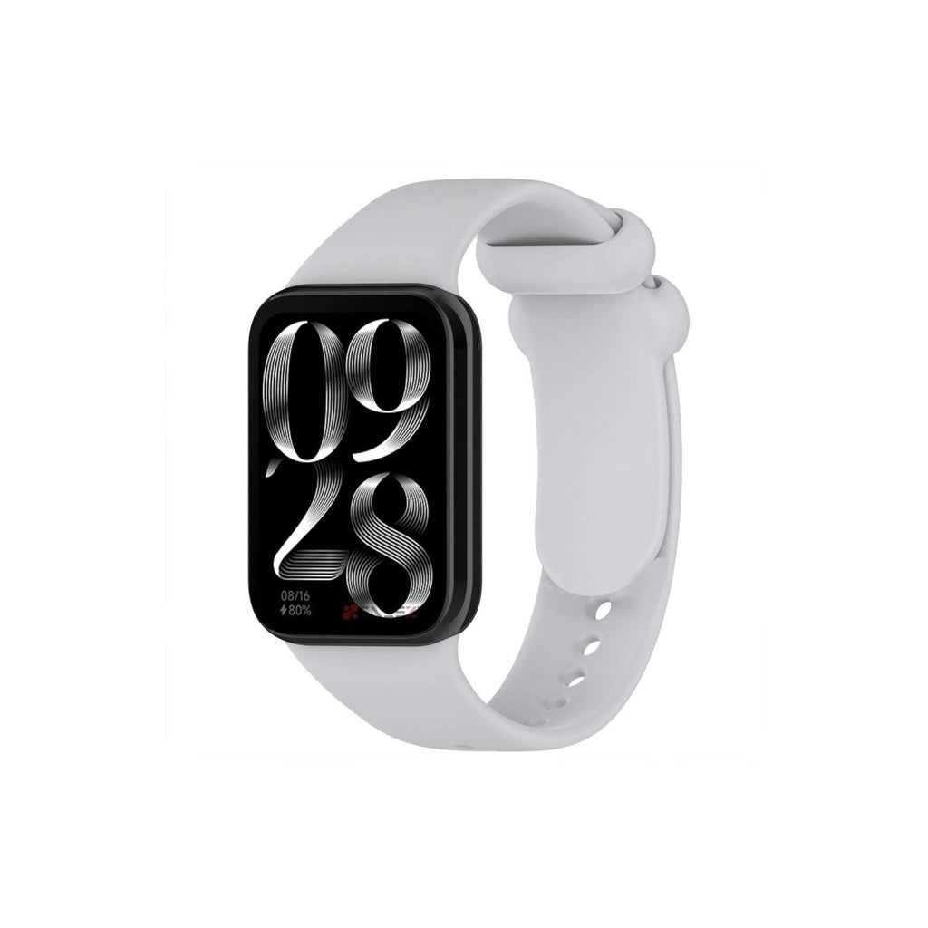 Mey İthalat® Smart Band 8 Pro Klasik Kordon - Açık Gri