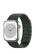 Mey İthalat® Watch 45mm Carbon Steel Kordon - Koyu Yeşil
