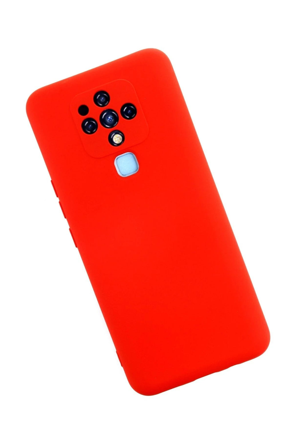 Mey İthalat® Tecno Camon 16 Kılıf Nano içi Kadife Silikon - Kırmızı