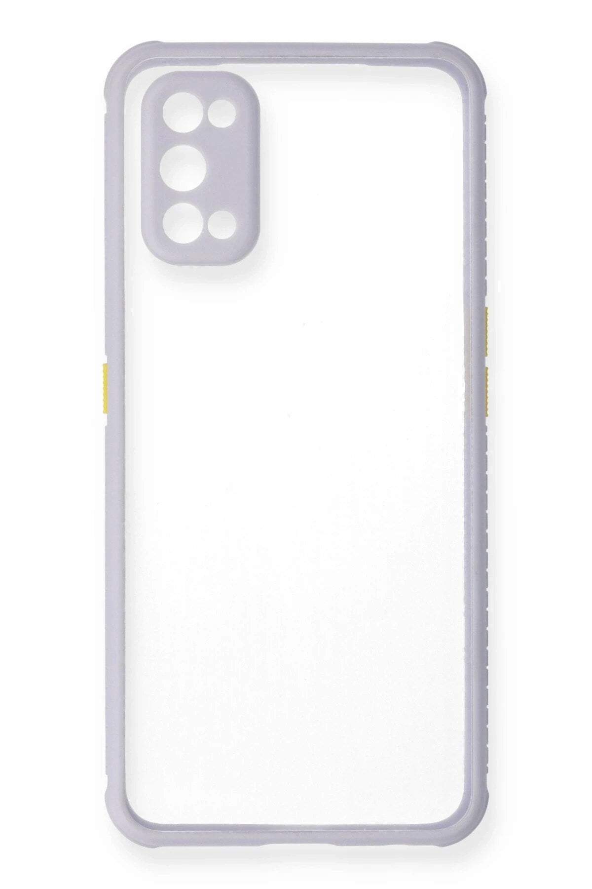 Mey İthalat® Realme 7 Pro Kılıf Miami Şeffaf Silikon - Lila
