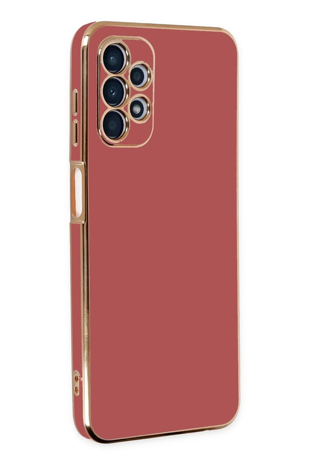 Mey İthalat® Samsung Galaxy A13 4G Kılıf Volet Silikon - Kırmızı