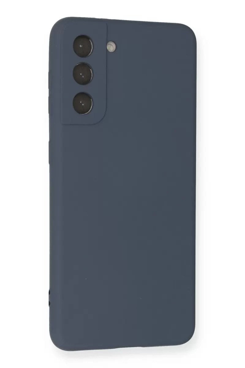 Mey İthalat® Samsung Galaxy S21 Kılıf Nano içi Kadife Silikon - Gri