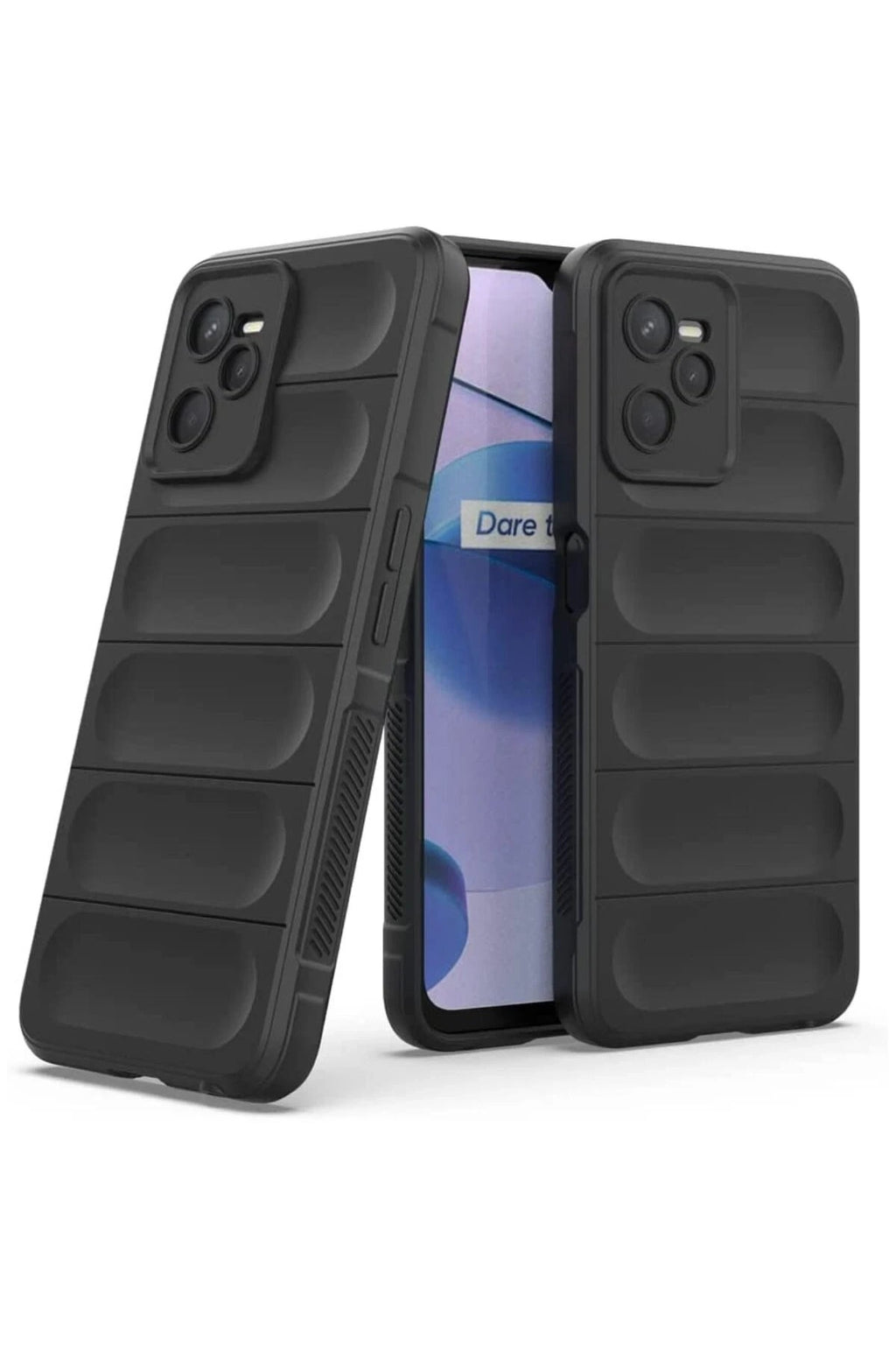 Mey İthalat® Realme C35 Kılıf Optimum Silikon - Siyah